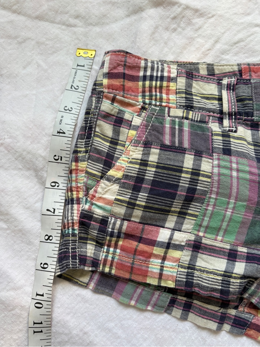 ❀⋆.ೃ࿔*:・American eagle plaid short - Picture 4 of 5